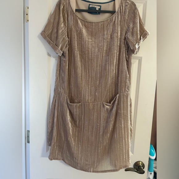 Anthropologie floreat crushed velvet shift dress - Picture 3 of 11